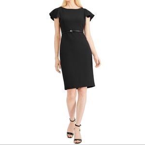 NWT Calvin Klein Belted Sheath Dress